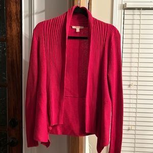 Espirit hot pink sweater sz M. Super cute. Sexy career blazer type or jacket